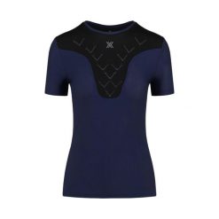 Koszulka biegowa damska X-Bionic Corefusion Run Shirt Blue. Niebieskie t-shirty damskie X Bionic, bez wzorów, bez kołnierzyka. W wyprzedaży za 325.00 zł.