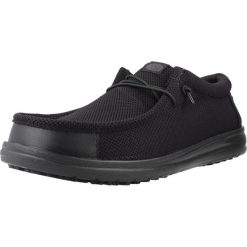 Buty HEY DUDE WALLY WORK CE Czarny. Czarne trekkingi męskie Hey dude, trekkingowe. Za 293.99 zł.