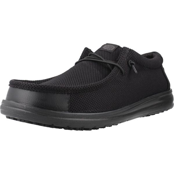 Buty HEY DUDE WALLY WORK CE Czarny. Czarne trekkingi męskie Hey dude, trekkingowe. Za 258.99 zł.