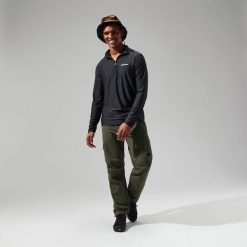 Bluza męska Berghaus 24/7 Tech Tee LS HZ. Czarne bluzy męskie Berghaus, m, bez wzorów, z materiału, bez kaptura. Za 170.49 zł.