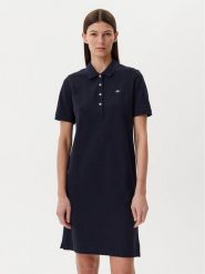 Gant Sukienka codzienna Shield 4201529 Granatowy Regular Fit. Niebieskie sukienki damskie GANT, na co dzień, s, bez wzorów, z bawełny, bez kołnierzyka, bez ramiączek, proste. Za 269.99 zł.
