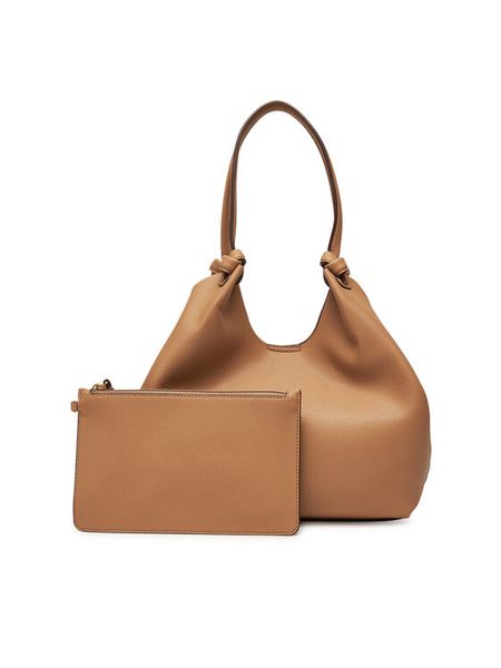 DKNY Torebka R42BAE49 Brązowy. Brązowe torebki do ręki damskie DKNY, bez wzorów, ze skóry, bez dodatków. Za 609.99 zł.