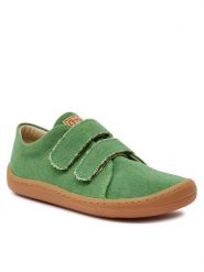 Froddo Sneakersy Barefoot Vegan G3130248-1 D Zielony. Zielone buty sportowe dziewczęce Froddo, bez wzorów, z materiału, bez zapięcia. Za 179.99 zł.