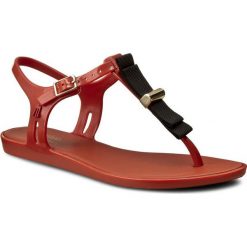 Sandały MELISSA - Solar+Jason Wu Ad 31854 Copper 01399. Brązowe klapki damskie Melissa, bez wzorów, z materiału, bez obcasa, bez zapięcia. W wyprzedaży za 159.00 zł.