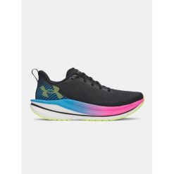 Buty do biegania damskie Under Armour Velociti SPD black/black/white. Czarne obuwie sportowe damskie Under Armour, bez wzorów, do biegania. Za 459.99 zł.