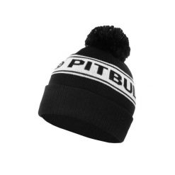 Czapka męska Pitbull zimowa Vermel Pitbull R. Czarne czapki i kapelusze męskie PITBULL, na jesień, bez wzorów. Za 59.00 zł.