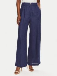 ViCOLO Spodnie materiałowe TB0793 Granatowy Relaxed Fit. Niebieskie spodnie materiałowe damskie ViCOLO, s, bez wzorów, z materiału. Za 299.99 zł.