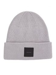 Calvin Klein Czapka K50K512356 Szary. Szare rękawiczki męskie Calvin Klein, na zimę, bez wzorów, z bawełny. Za 209.99 zł.