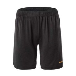 Shorty Męskie Logo Ravi. Czarne krótkie spodenki sportowe męskie Hi-tec, m, bez wzorów, trekkingowe. Za 104.99 zł.