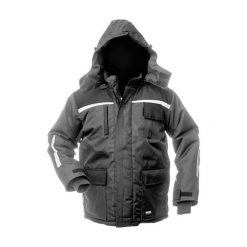 Kurtka męska Apple JACKET LONG ARCTIC GREY/BLACK WJ-89243XL. Czarne kurtki męskie APPLE, m, bez wzorów, bez kaptura. Za 161.86 zł.