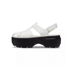 Sandały Dla Kobiet Crocs Stomp Fisherman Sandal. Fioletowe sandały damskie Crocs, bez wzorów, z materiału, bez obcasa, na platformie, bez zapięcia. Za 230.99 zł.
