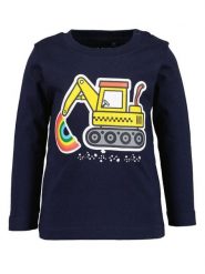 Blue Seven Bluzka 977629 X Granatowy Regular Fit. Niebieskie t-shirty dla chłopców Blue Seven, bez wzorów, z bawełny, bez ramiączek. Za 29.99 zł.