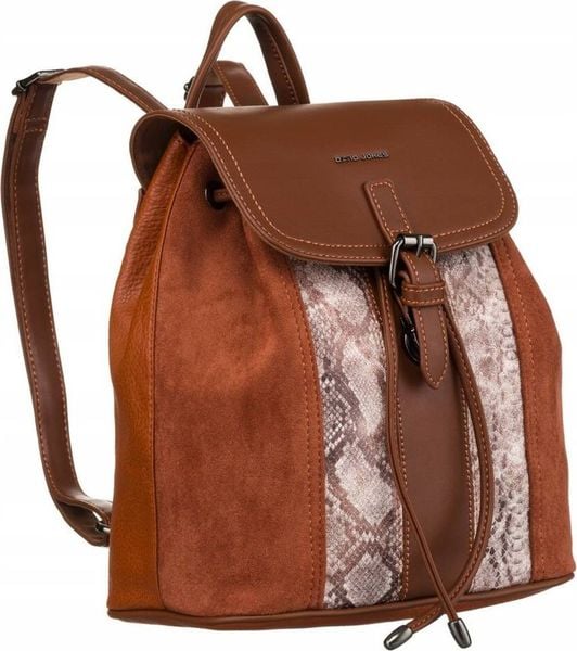 David Jones Plecak damski ze skóry ekologicznej z klapką - David Jones NoSize. Plecaki damskie David Jones, bez wzorów, ze skóry ekologicznej. Za 281.29 zł.