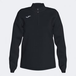 Bluza do biegania damska Joma Running night. Czarne bluzy sportowe damskie Joma, l, bez wzorów, bez kaptura, do biegania. Za 99.99 zł.