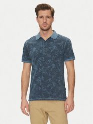 Blend Polo 20718251 Niebieski Regular Fit. Niebieskie koszulki polo męskie Blend, m, bez wzorów, z bawełny, bez ramiączek. Za 79.99 zł.
