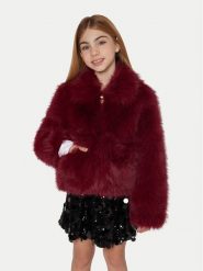 Guess Futro J5BL02 WHH10 Czerwony Regular Fit. Czerwone buty zimowe dziewczęce Guess, z aplikacjami, z futra, bez zapięcia. Za 329.99 zł.