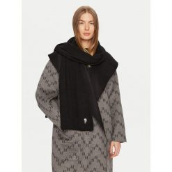 Szalik KARL LAGERFELD. Czarne szaliki i chusty damskie KARL LAGERFELD, bez wzorów. Za 569.99 zł.