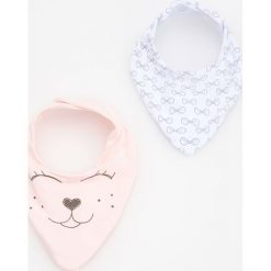 Dzianinowa chusta 2 pack - Różowy. Szaliki dla dzieci marki Reserved. W wyprzedaży za 19.99 zł.