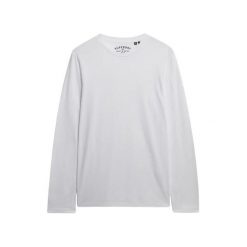 Koszulka z długim rękawem Superdry Classic Essential. Białe bluzki z długim rękawem męskie Superdry., xl, bez wzorów, klasyczne, bez kołnierzyka. Za 155.70 zł.