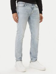 Calvin Klein Jeans Jeansy LV04RF741G Niebieski Slim Taper Fit. Niebieskie jeansy męskie Calvin Klein Jeans. Za 419.99 zł.