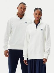 Lacoste Bluza Unisex SH2735 Biały Regular Fit. Białe bluzy męskie Lacoste, m, bez wzorów, z bawełny, bez kaptura. Za 499.99 zł.