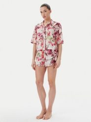Guess Koszula O5GX11 WH9C2 Kolorowy Regular Fit. Bluzki damskie Guess, xs, z aplikacjami, z syntetyku, bez kołnierzyka, bez ramiączek. Za 219.99 zł.