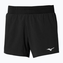Spodenki damskie Mizuno Alpha 4.5. Czarne szorty sportowe damskie Mizuno, bez wzorów, sportowe, trekkingowe. Za 79.99 zł.