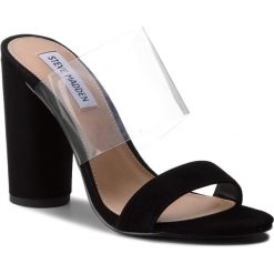 Klapki STEVE MADDEN - Cheers Sandal 91000917-10003-01001 Black. Czarne klapki damskie Steve Madden, ze skóry ekologicznej. W wyprzedaży za 219.00 zł.
