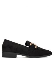 DeeZee Mokasyny RD2 Czarny. Czarne mokasyny damskie DeeZee, z materiału. Za 129.99 zł.