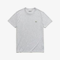 Lacoste Th7618 T-shirt. Niebieskie t-shirty męskie Lacoste, s, bez wzorów, z materiału, bez kołnierzyka. Za 211.75 zł.