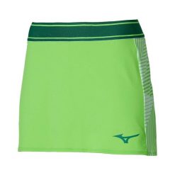 Damskie spódnico-spodenki Mizuno Flex. Zielone szorty sportowe damskie Mizuno, l, bez wzorów, z materiału, eleganckie, na fitness i siłownię. Za 190.00 zł.