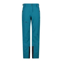 Spodnie damskie narciarskie CMP 34W2046. Zielone spodnie materiałowe damskie CMP, xs, bez wzorów. Za 639.99 zł.