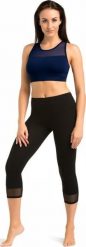 Teyli Legginsy bawełniane 3/4 Glamo czarne Czarny XL. Czarne legginsy damskie Teyli, xl, bez wzorów, z bawełny. Za 73.96 zł.