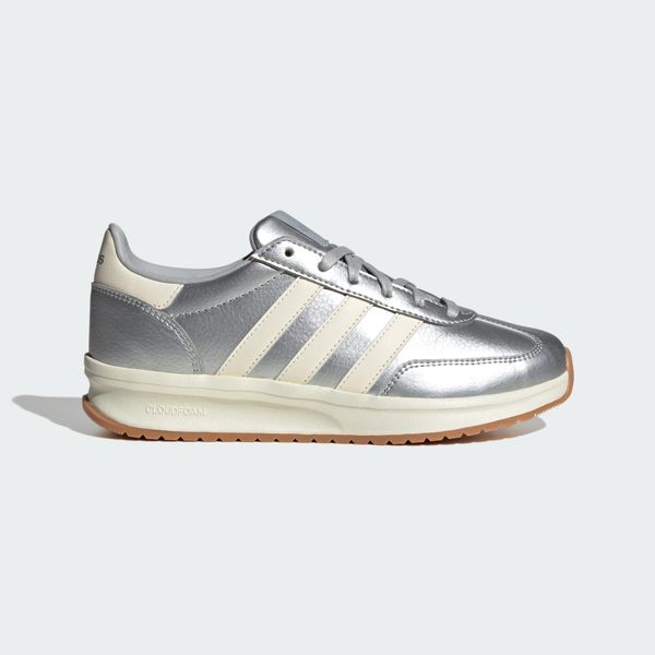 BUTY RUN 70S 2.0. Białe obuwie sportowe damskie Adidas, bez wzorów, z gumy, do biegania. Za 299.00 zł.