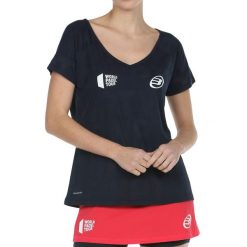 Koszulka do padla z krótkim rękawem damska Bullpadel Rapolan. Koszulki sportowe damskie bullpadel, xl, bez wzorów, sportowe, bez kołnierzyka. Za 169.99 zł.