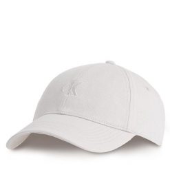 Czapka z daszkiem Calvin Klein. Białe czapki i kapelusze damskie Calvin Klein, bez wzorów. Za 99.99 zł.