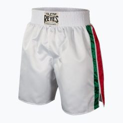 Spodenki bokserskie męskie Cleto Reyes Satin Boxinggreen. Białe krótkie spodenki sportowe męskie CLETO REYES, m, bez wzorów. Za 279.99 zł.