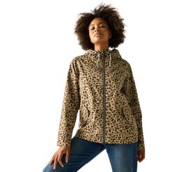 Damska Kurtka Bayletta Leopard Print Waterproof Jacket. Czarne kurtki damskie Regatta, m, bez wzorów, z dżerseju, z kapturem. Za 274.99 zł.