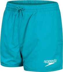 Spodenki szorty dla dzieci Speedo Essential. Białe kąpielówki dla chłopców Speedo, bez wzorów, z materiału, klasyczne. Za 71.98 zł.