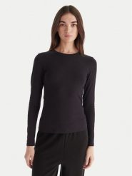 Hunkemöller Bluzka Soft 302729 Czarny Slim Fit. Czarne bluzki damskie Hunkemöller, s, bez wzorów, z bawełny, bez kołnierzyka, bez ramiączek. Za 89.99 zł.