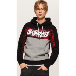 Bluza z napisami - Czarny. Czarne bluzy męskie House, z napisami. Za 119.99 zł.