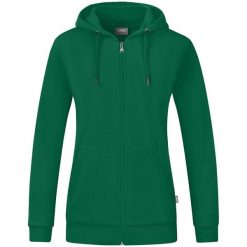 Kurtka damska Jako Organic. Zielone kurtki damskie Jako, m, bez wzorów, z bawełny, z kapturem. Za 301.50 zł.