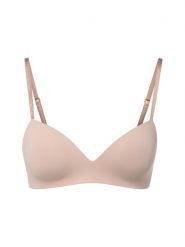 Calvin Klein Biustonosz trójkątny dla kobiet Kobiety Sztuczne włókno beżowy, 70B. Brązowe biustonosze Calvin Klein, bez wzorów, z włókna. Za 209.95 zł.
