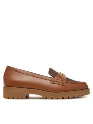 MICHAEL Michael Kors Loafersy Jaelyn Lug 40T6JLFP2L Brązowy. Brązowe mokasyny damskie MICHAEL Michael Kors, ze skóry. Za 789.99 zł.