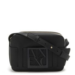 Armani Exchange Torba przez ramię Armani Exchange czarny - sztuczna skóra Torby na ramię 1 ct Czarny Damski. Czarne torby na ramię damskie Armani Exchange, bez wzorów, z materiału, eleganckie, bez dodatków. Za 510.99 zł.