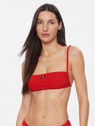 Calvin Klein Swimwear Góra od bikini KW0KW02467 Czerwony. Czerwone bikini damskie Calvin Klein Swimwear, l, bez wzorów. Za 149.99 zł.