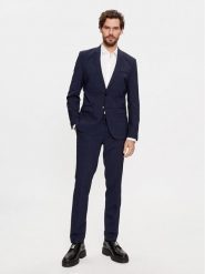 Hugo Garnitur Arti/Hesten232X 50496660 Granatowy Extra Slim Fit. Niebieskie garnitury męskie Hugo, bez wzorów, z syntetyku. Za 1,909.00 zł.