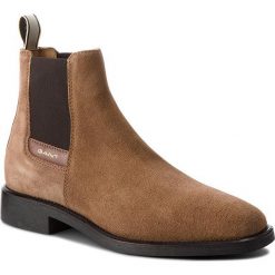 Sztyblety GANT - James 17653959 Mud Brown G467. Brązowe botki męskie GANT, z materiału. Za 659.90 zł.