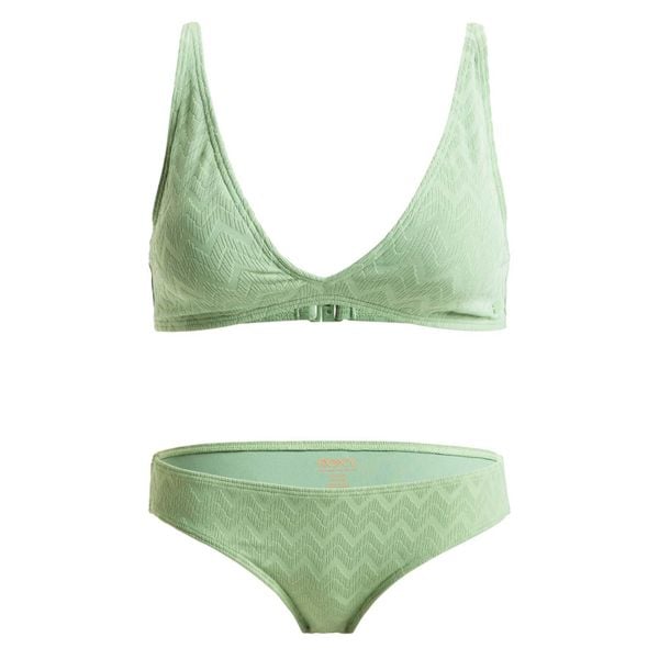 Bikini Roxy Current Coolness - Basil. Zielone bikini damskie Roxy, s, bez wzorów. Za 318.70 zł.