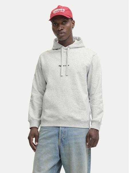 Jack & Jones Bluza Norrebro 12282861 Szary Relaxed Fit. Szare bluzy męskie Jack & Jones, m, bez wzorów, z bawełny, bez kaptura. Za 114.99 zł.